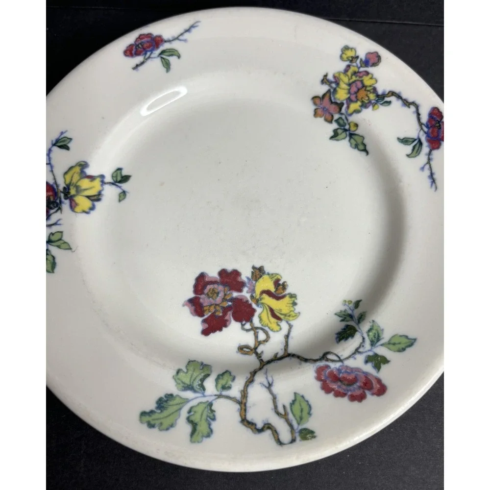 2 Mayer China Rosedale Bread Plates 6 1/4